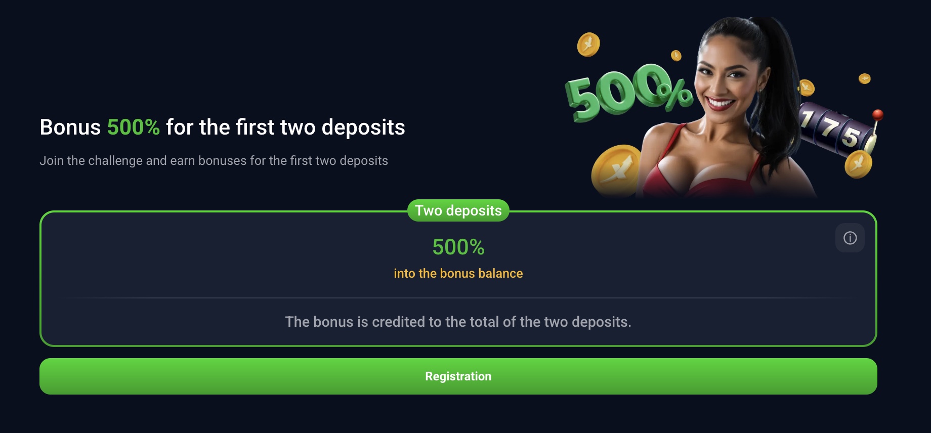 TopX welcome bonus