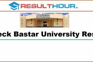 ResultHour Bastar University Result